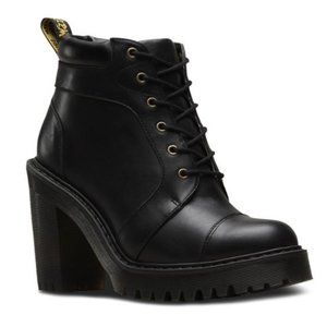 Dr. Martens Averil Women's Leather Heeled Ankle Boots